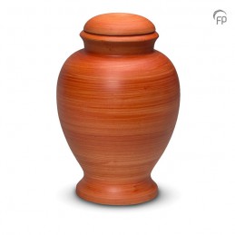 Biologische Urn 'Eco' oranjebruin