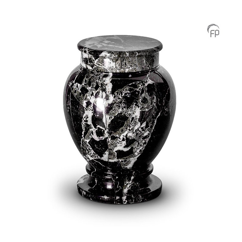 Grote Marmeren Urn zwart wit Grote Marmeren Urn zwart wit