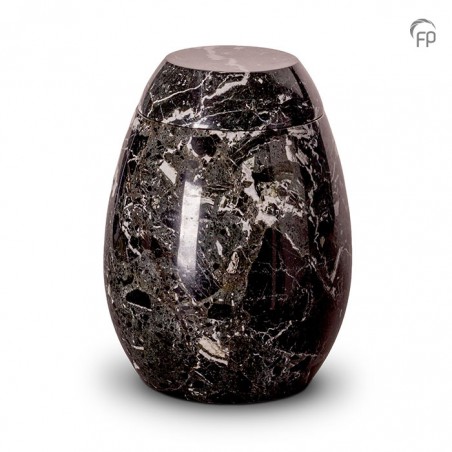 Grote Marmeren Urn zwart groen wit