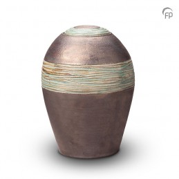 Grote Keramische Urn Pottery Bonny Metallic