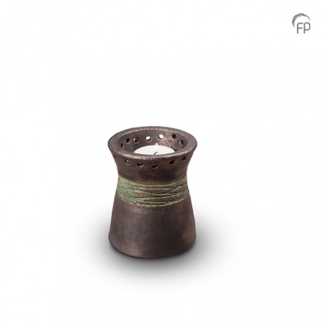 Kleine Keramische Kaarsenhouder Pottery Bonny Metallic