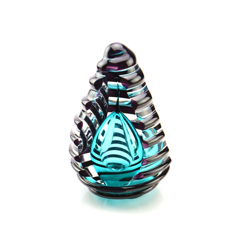 Glazen Premium Traan Urn Eturnal Blauw