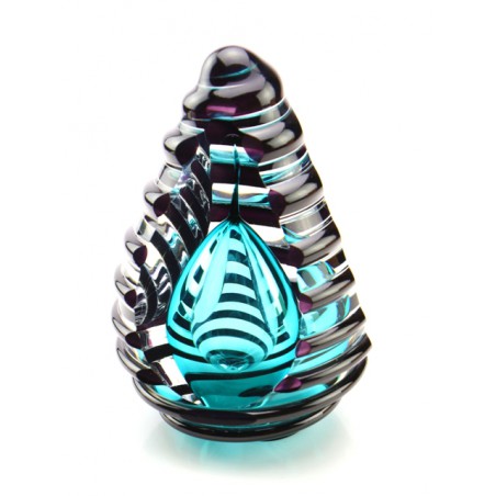 Glazen Premium Traan Urn 'Eturnal Blauw'