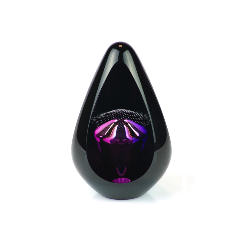 Glazen Premium Traan Urn 'Pandora Paars' Glazen Premium Traan Urn 'Pandora Paars'