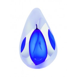 Glazen Premium Traan Urn Reflection Blauw
