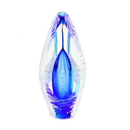 Glazen Premium Urn Spirit Glans Blauw