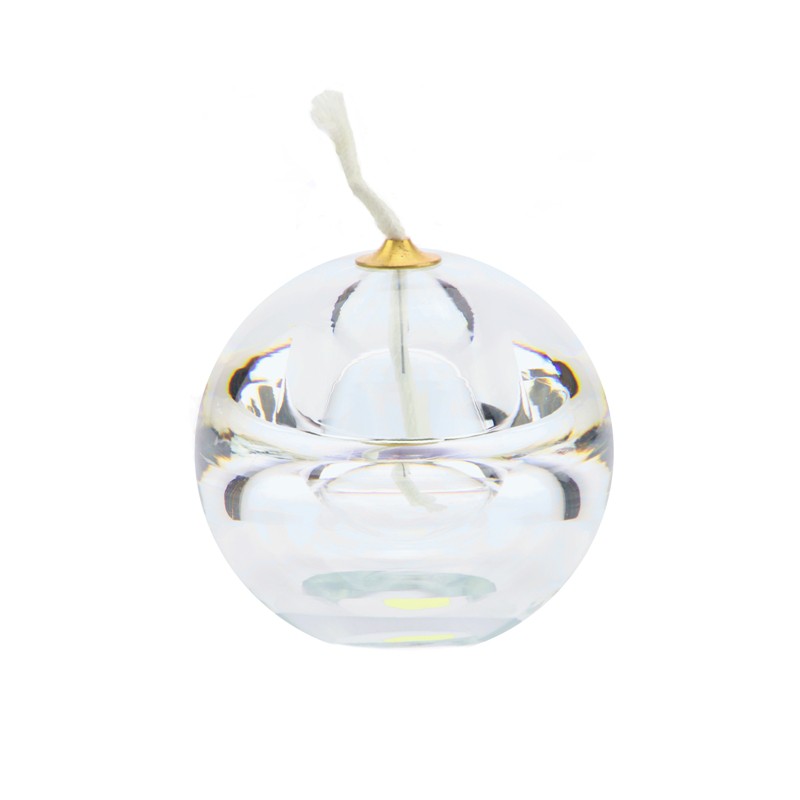 Glazen Memorie Olielampje 'Transparant Bubbles' Glazen Memorie Olielampje 'Transparant Bubbles'