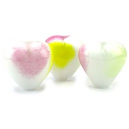 Glazen Memorie Urn Small Heart Opaque Pastel