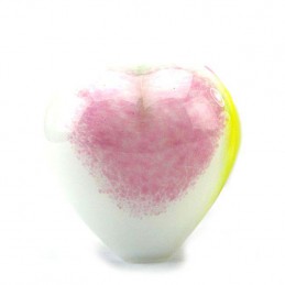 Glazen Memorie Urn 'Small Heart Opaque Pastel'