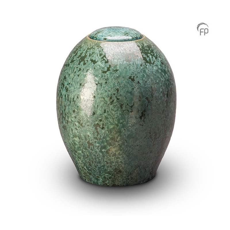 Grote Keramische Urn Pottery Bonny Groen