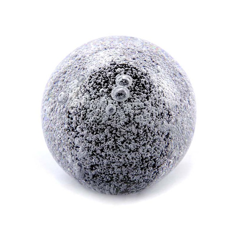 Glazen Stardust Urn 'Bulb Zwart' Glazen Stardust Urn 'Bulb Zwart'