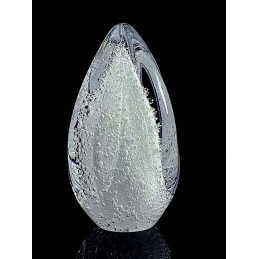 Glazen Stardust Urn 'Stone Groot Semi-Transparant'