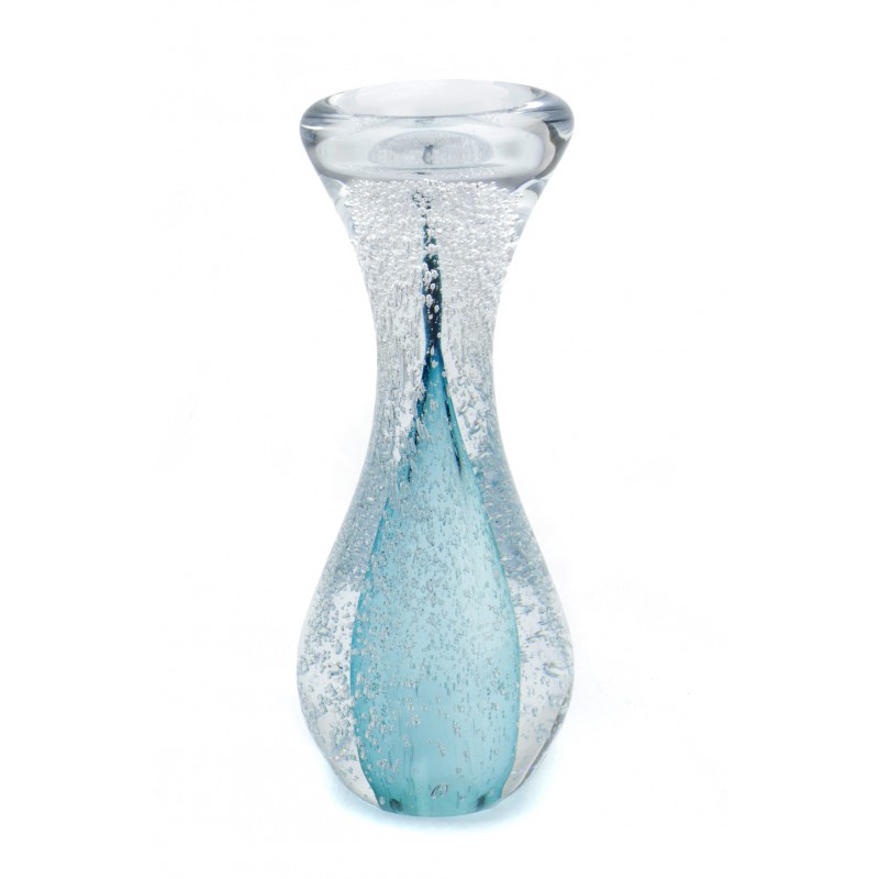 Glazen Stardust Kaarsenhouder 'Candle Tiffany Blauw'