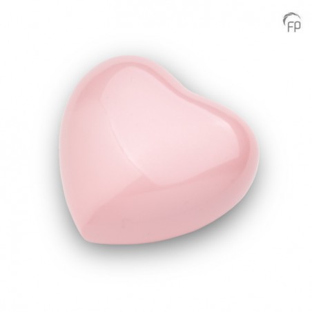 Metalen Mini Hart Urn 'Satori' Roze