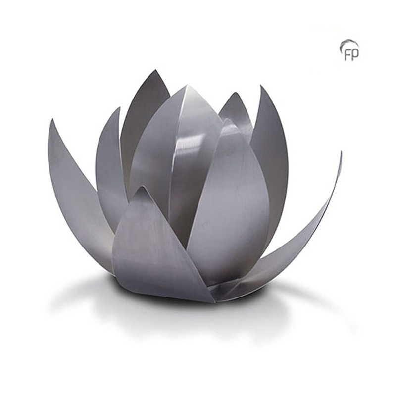 RVS bloem Lotus Urn