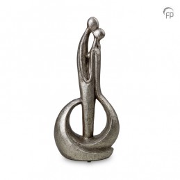 Keramische Geert Kunen Urn Forever means a Lot Zilverkleur