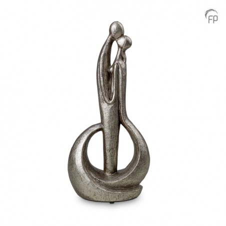 Keramische Geert Kunen Urn Forever means a Lot Zilverkleur