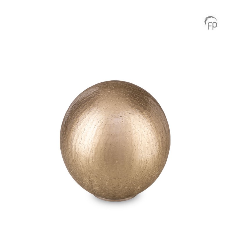 Grote Glazen Urn Bohemian Memory Crystal Cappuccino Craquelé Grote Glazen Urn Bohemian Memory Crystal Cappuccino Craquelé