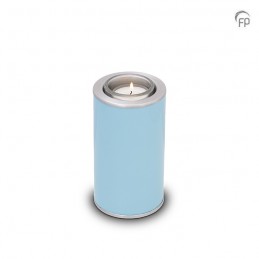 Kleine Messing Kaarsenhouder Blauw
