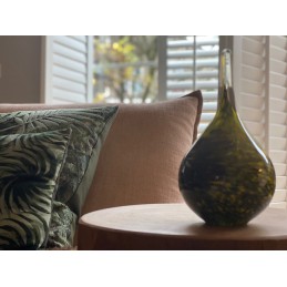 Glazen Memorie Urn Druppel Medium Nature