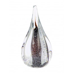 Glazen Memorie Urn Sparkle Cognac