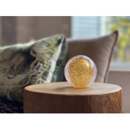 Glazen Stardust Urn Bulb Goudkleur