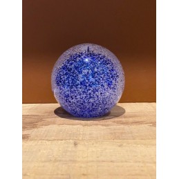 Glazen Stardust Urn 'Bulb Donkerblauw'