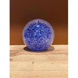 Glazen Stardust Urn Bulb Donkerblauw