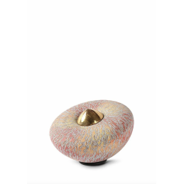 Keramische Balance Urn 'Klein' Rainbow Rood