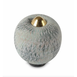 Keramische Balance Urn 'Cone Groot' Oceaan Blauw