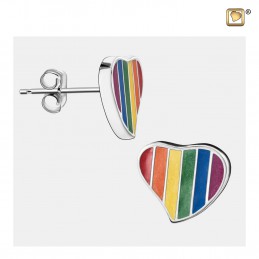 Oorbellen 'Pride' Hartjes