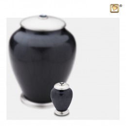 Messing Mini Urn 'Simplicity Black'