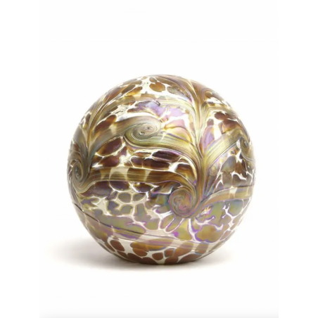 Glazen Elan-line Urn Goldflake 4 Liter