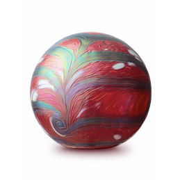 Glazen Elan-line Urn Rood 4 Liter