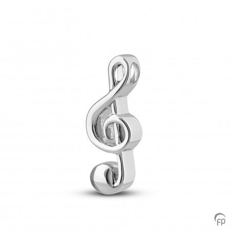 Zilveren Ashanger Muziek G-Sleutel