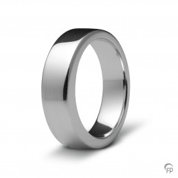 Zilveren Ring: Glans (6 mm breed)