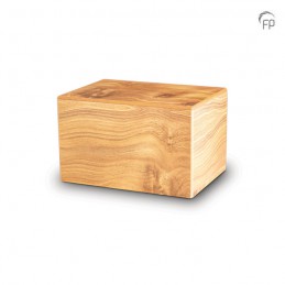 Grote MDF Houten Urn Lichtbruin