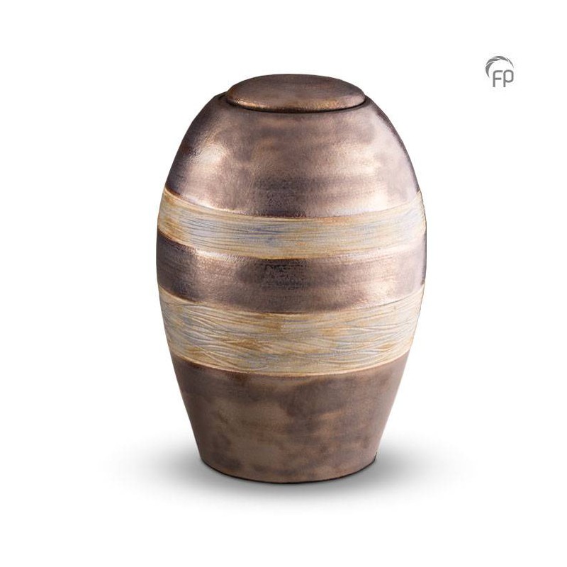Grote Keramische Urn Pottery Bonny Metallic 2