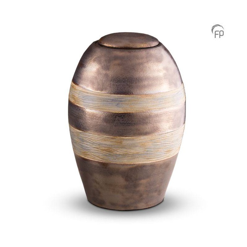 Grote Keramische Urn Pottery Bonny Metallic 2 Grote Keramische Urn Pottery Bonny Metallic 2