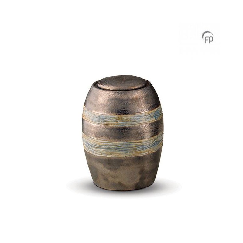 Middelgrote Keramische Urn Pottery Bonny Metallic 2