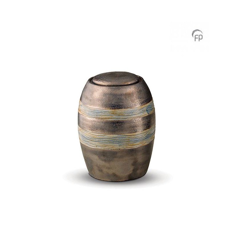 Middelgrote Keramische Urn Pottery Bonny Metallic 2 Middelgrote Keramische Urn Pottery Bonny Metallic 2