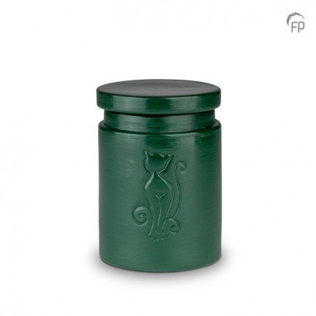 Biologische Dierenurn Groen 'Katje'