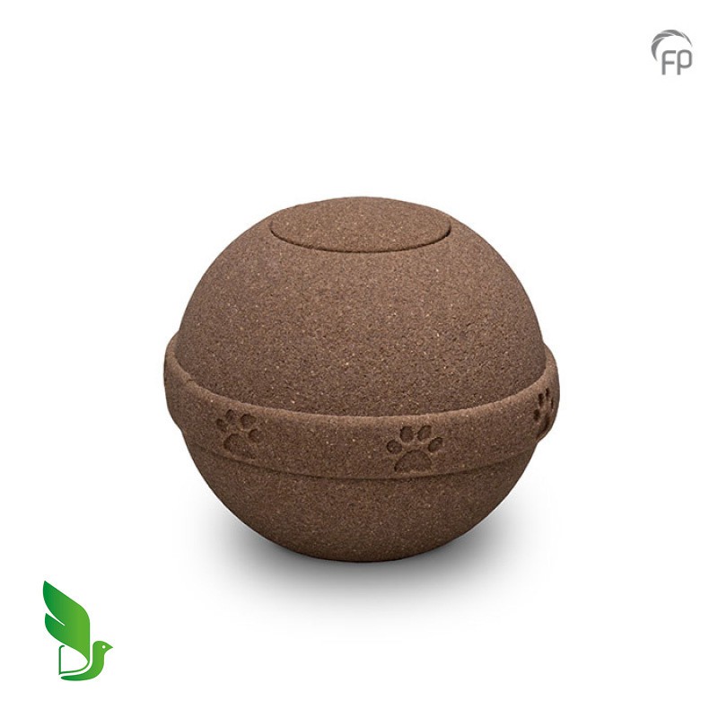 Biologische Dierenurn Zand Bruin Pootafdrukjes Samsara