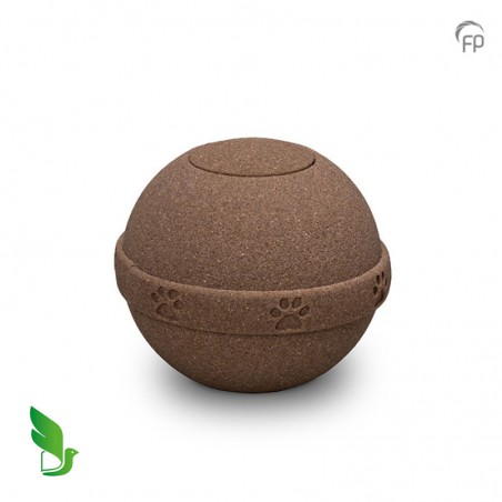 Biologische Dierenurn Zand Bruin Pootafdrukjes Samsara