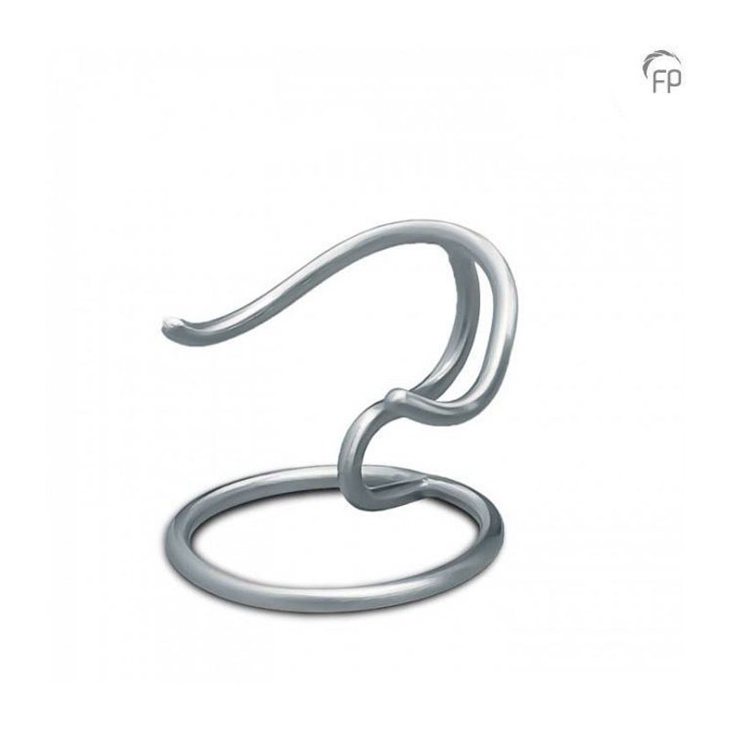 Zilverkleurige Messing Standaard voor de Mini Hart/Ster Urnen (HUH/HUS/FPU) Zilverkleurige Messing Standaard voor de Mini Hart/Ster Urnen (HUH/HUS/FPU)