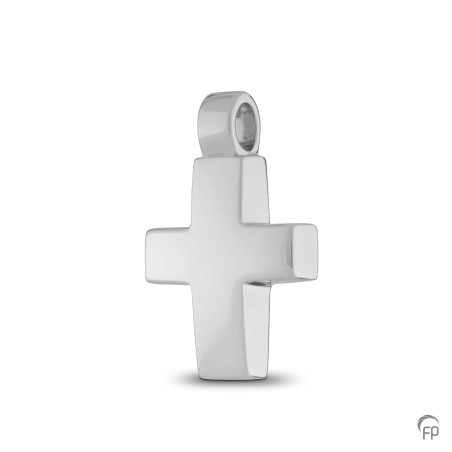 Zilveren Ashanger Kruisje