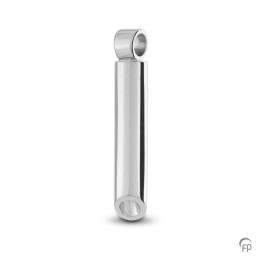 Zilveren Ashanger Afgeschuind buisje