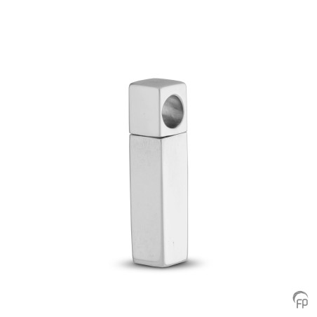 Zilveren Ashanger Vierkante Buis