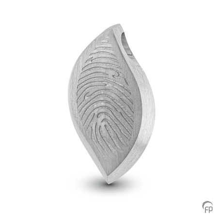 Zilveren Fingerprint Ashanger Vlam