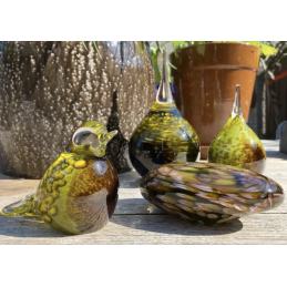 Glazen Memorie Urn Bird Nature